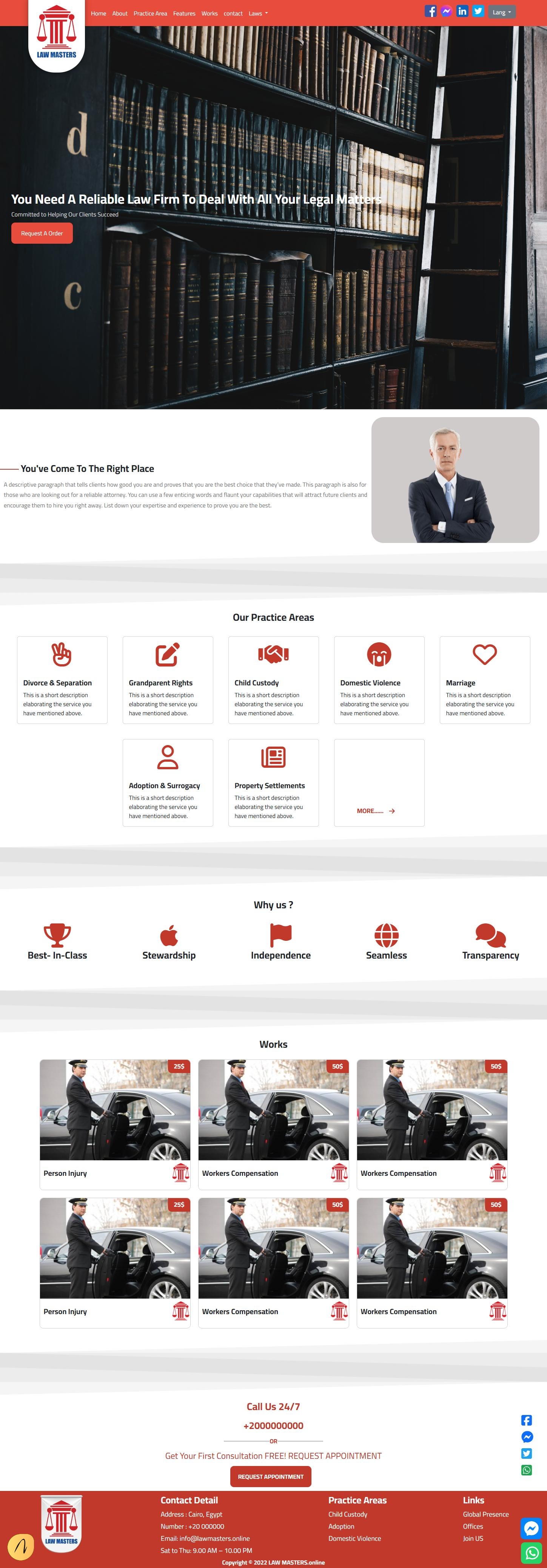 Law Firm screenshot 1